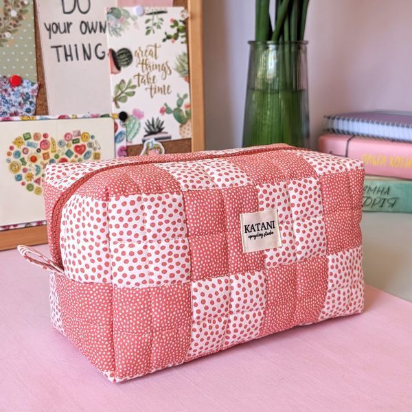 Patchwork Cosmetic Pouch Kamila