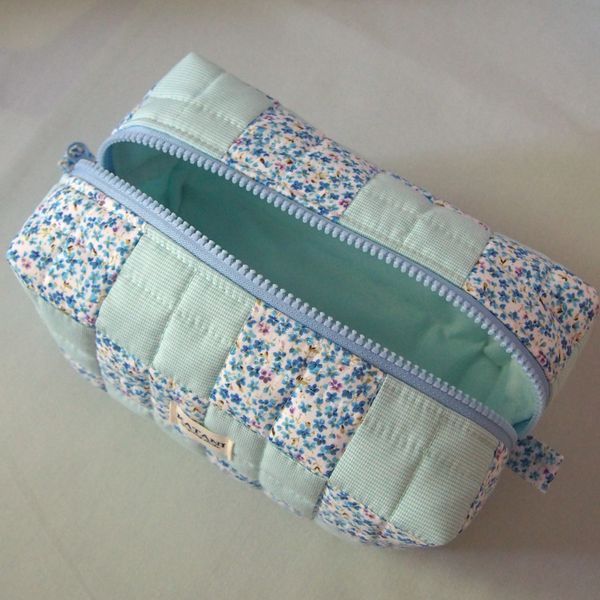Patchwork Cosmetic Pouch Elara