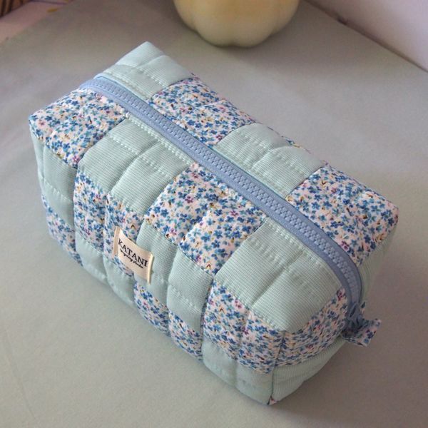 Patchwork Cosmetic Pouch Elara