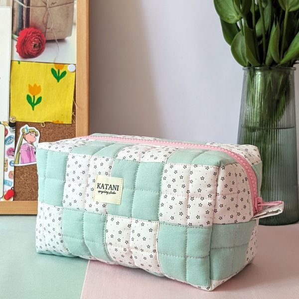 Patchwork Cosmetic Pouch Selena