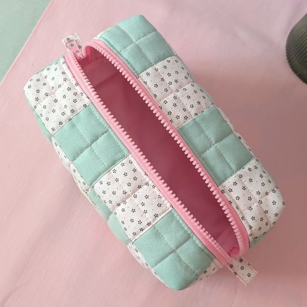 Patchwork Cosmetic Pouch Selena